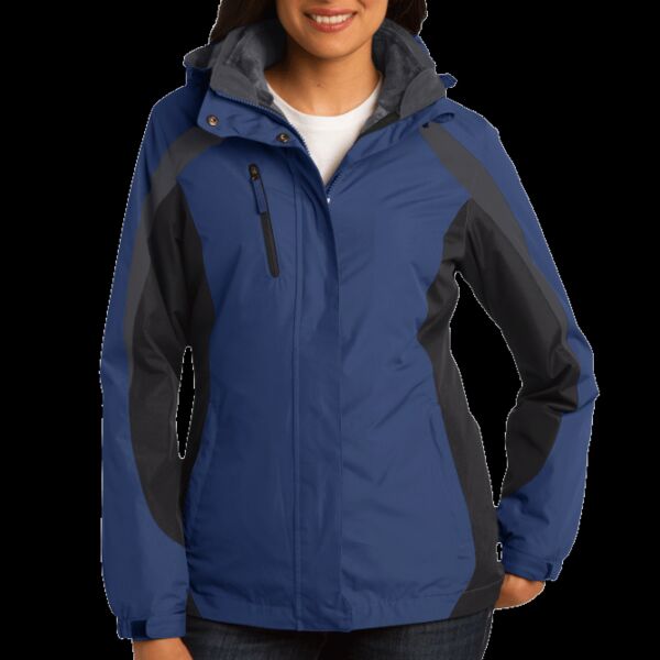 Ladies Colorblock 3 in 1 Jacket Thumbnail