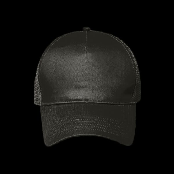 OTTO Cotton Twill Five Panel Low Profile Mesh Back Trucker Hat Thumbnail